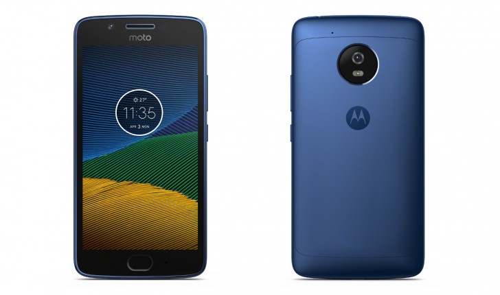 Смартфон Moto G5 в цвете Blue Sapphire предстал на первых фотографиях